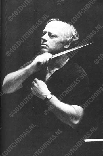 Bernard Haitink, dirigerend Bernard Haitink, dirigerend