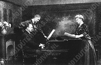 Het trio Aaltje Noordewier - Pauline de Haan - Anton Verhey Anton Verhey, Aaltje Noordewier and Pauline de Haan
