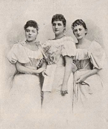 Marie Snijders (alt), Anna Corver (mezzo sopraan), Jeannette de Jong (sopraan