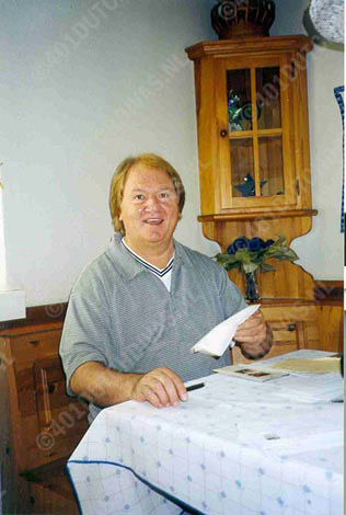 Uit privé-collectie Frits van Lijf, Hubert beantwoordt fanmail Uit privé-collectie Frits van Lijf, Hubert beantwoordt fanmail