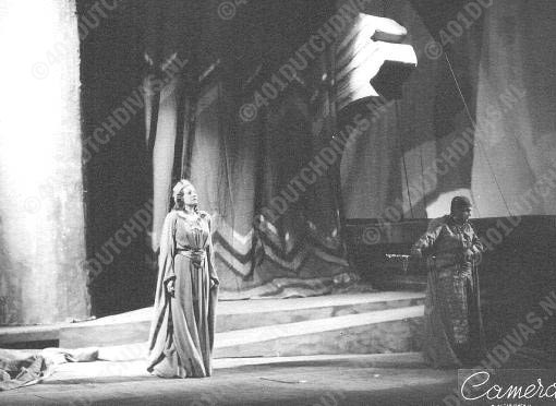 Irma De Keukelaire (sopraan) en Fernand Faniard in Wagner's Tristan en Isolde