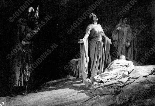 Irma De Keukelaire en Fernand Faniard in Tristan en Isolde
